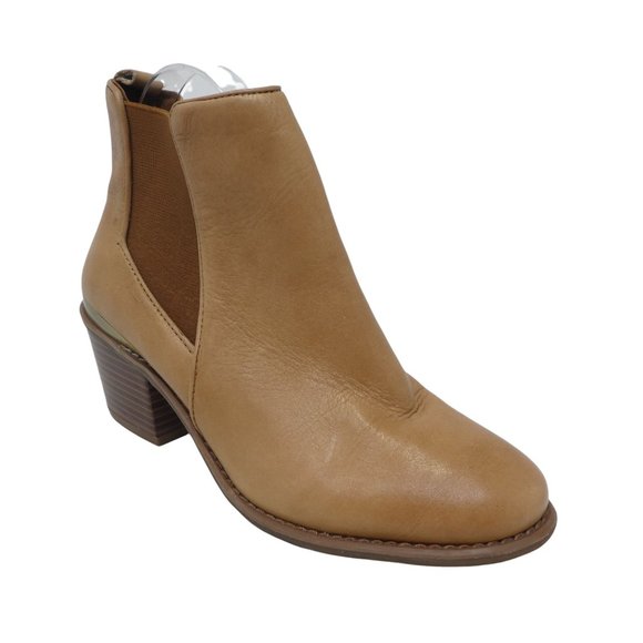 INC International Concepts Shoes - INC International Concepts Rickie Ankle Boots Womens 7.5 Brown Leather Boho